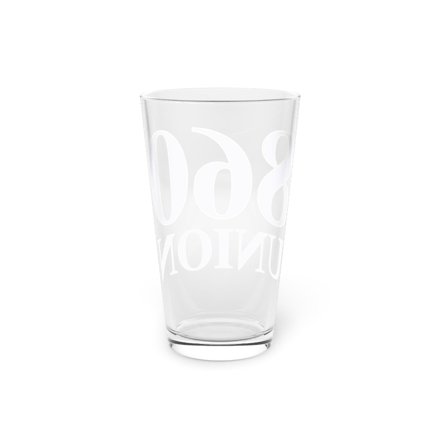 860 Union Pint Glass, 16oz