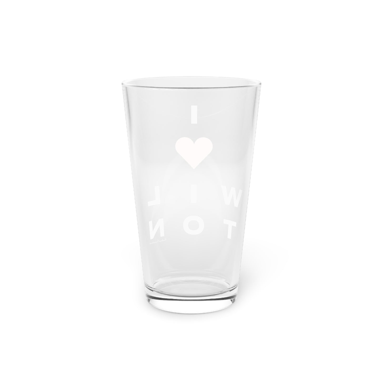 Wilton Vision Pint Glass, 16oz