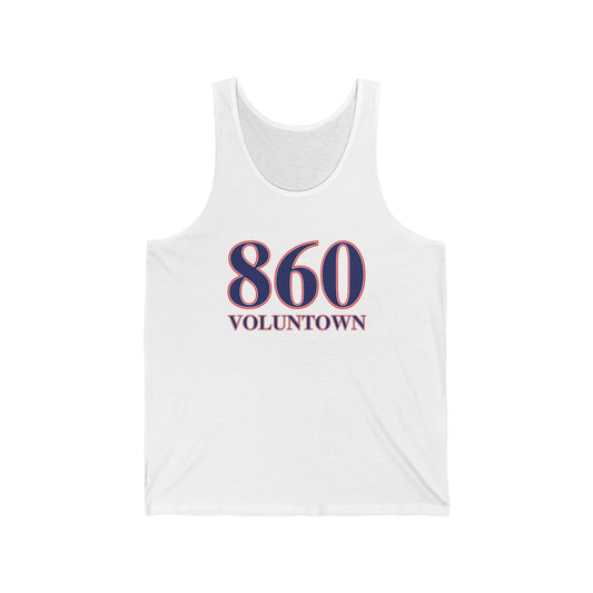 860 Voluntown Red White & Blue Unisex Jersey Tank Top