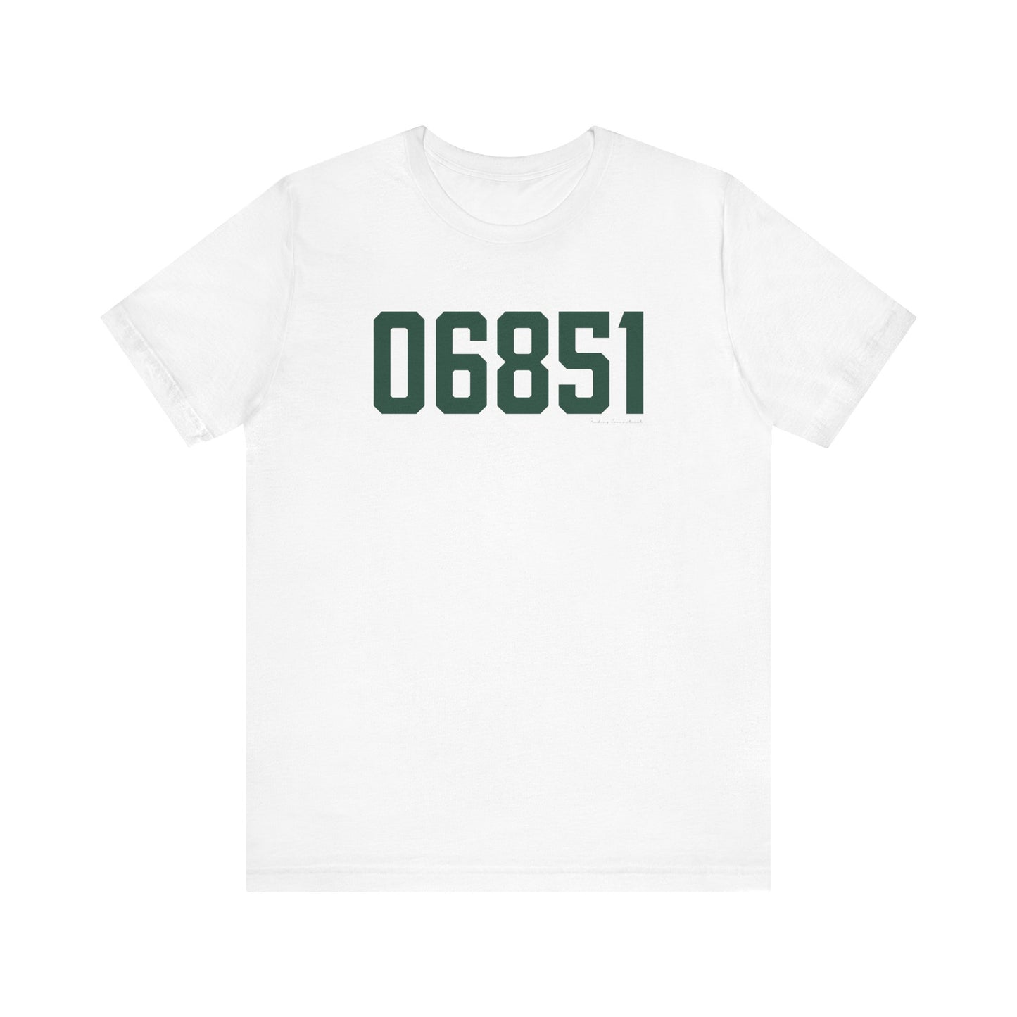 06851 Norwalk Connecticut Zip Code 
Unisex Jersey Short Sleeve T-Shirt