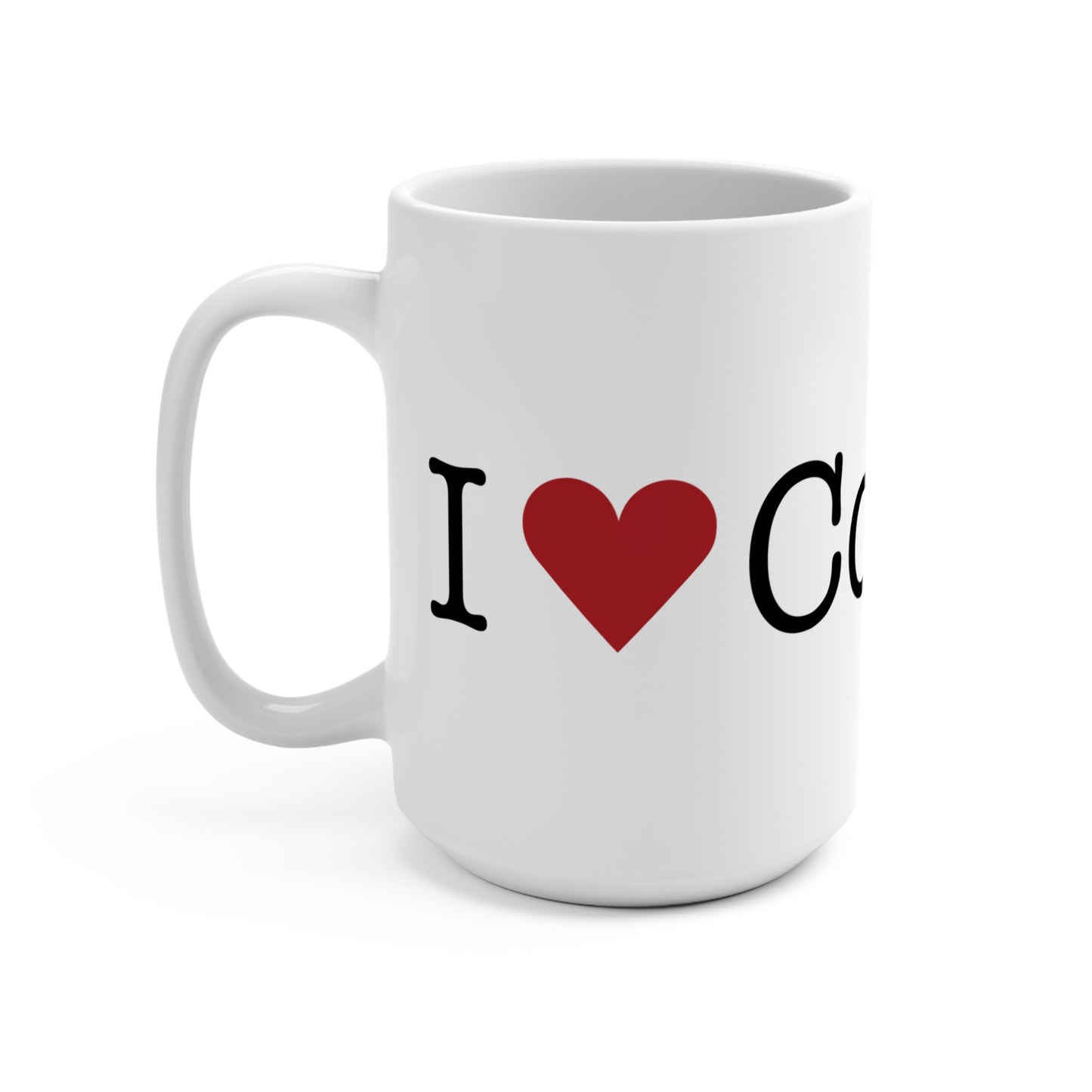 I Heart Cos Cob. Mug 15oz