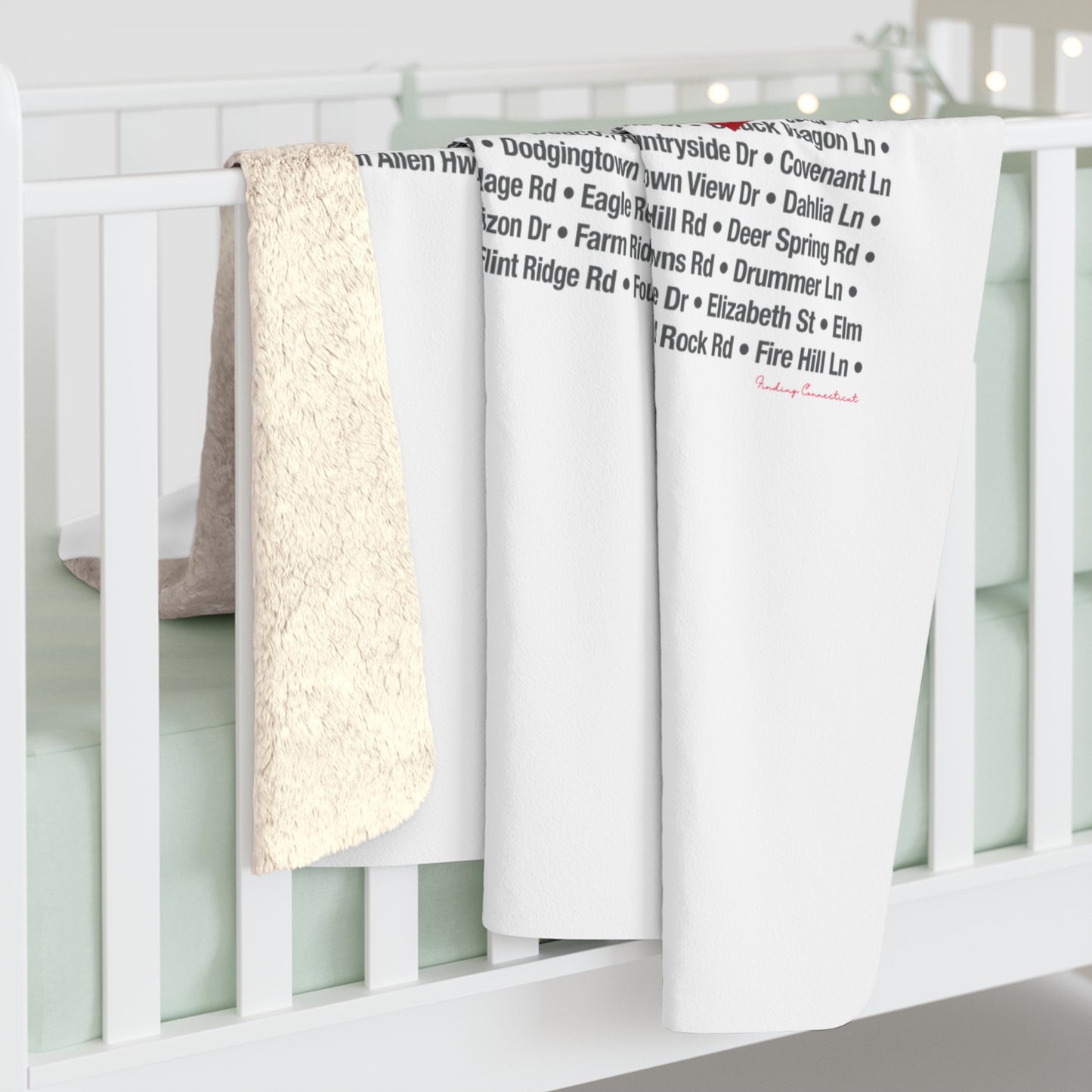 Monroe Love Sherpa Fleece Blanket