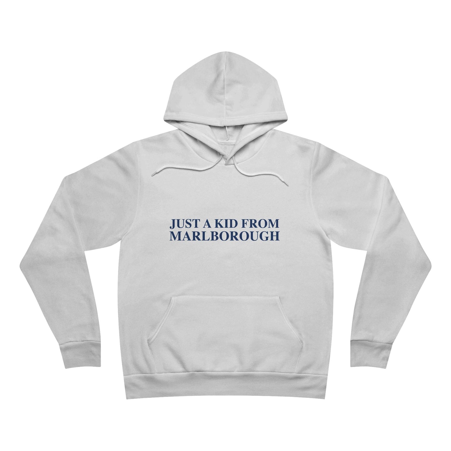 Just a kid from Marlborough Unisex Sponge Fleece Pullover Hoodie