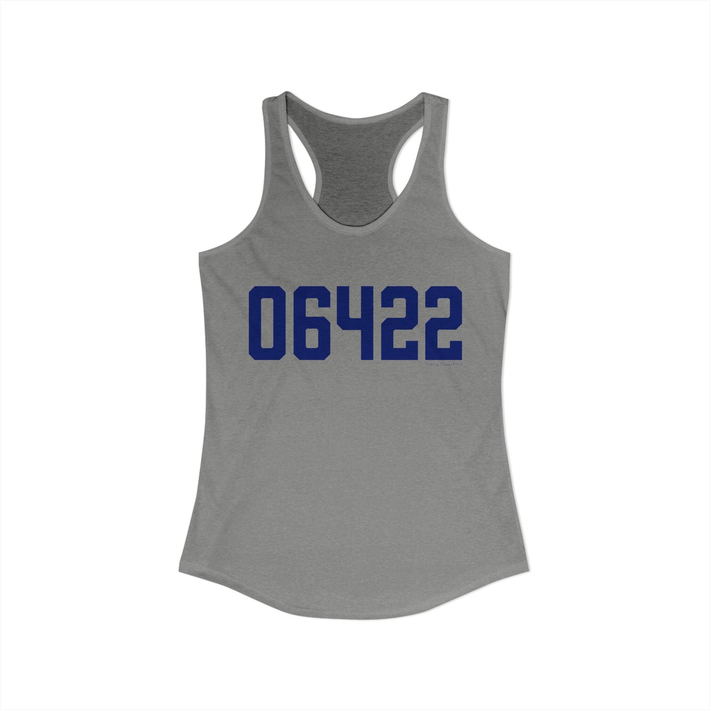 06422 Durham Connecticut Zip Code Women's Ideal Racerback Tank Top