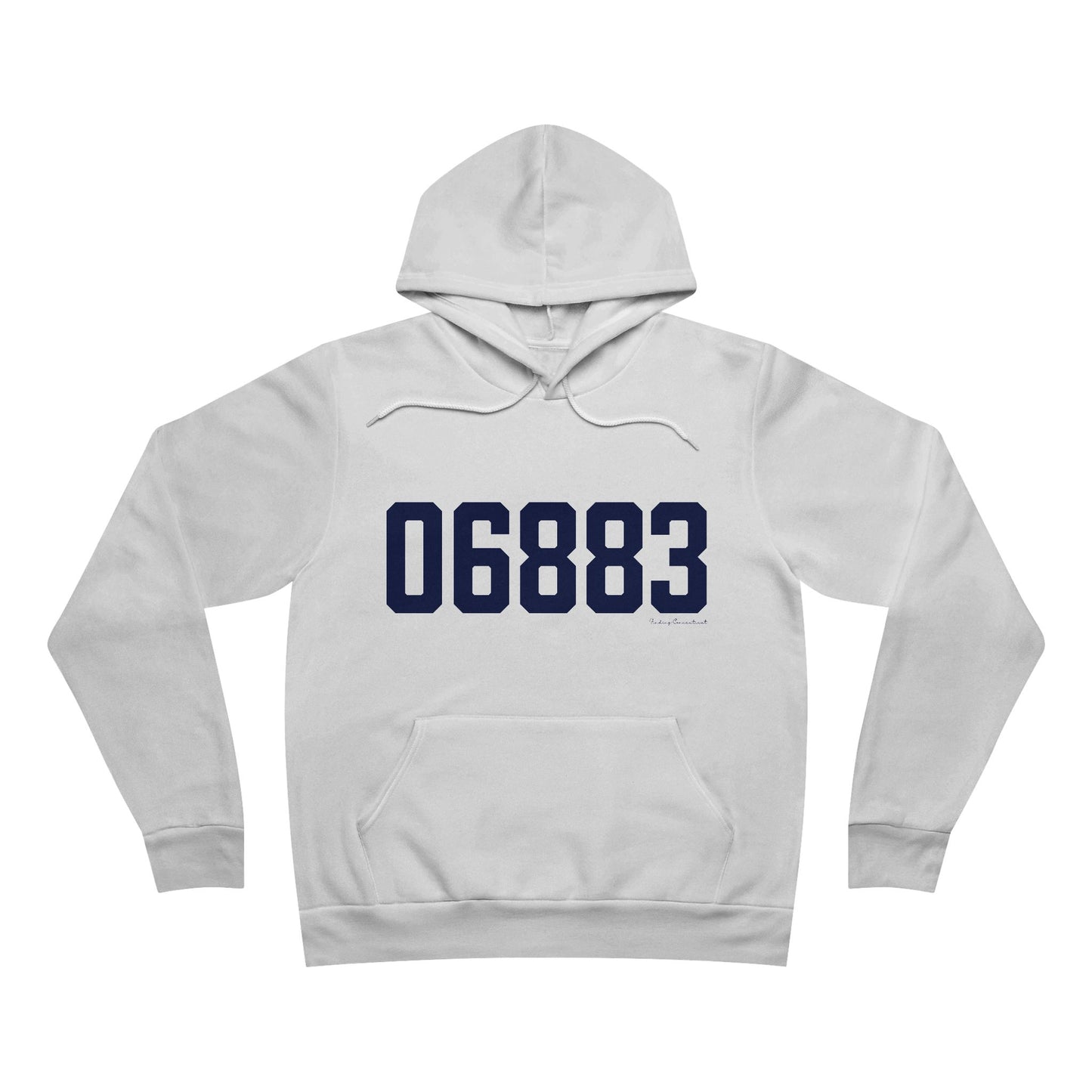 06883 Weston Connecticut Zip Code Unisex Sponge Fleece Pullover Hoodie Sweatshirt