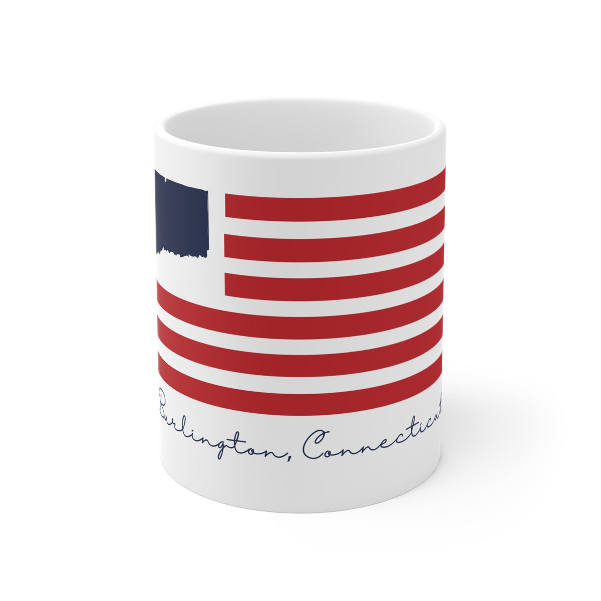 Burlington Connecticut Flag Mug 11oz