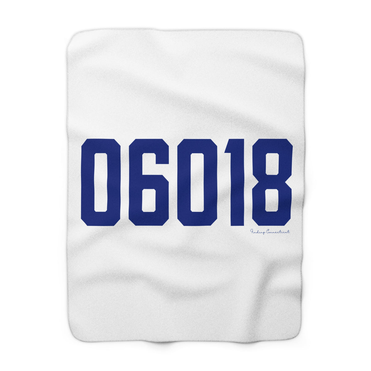 06018 North Canaan Connecticut Zip Code Sherpa Fleece Blanket