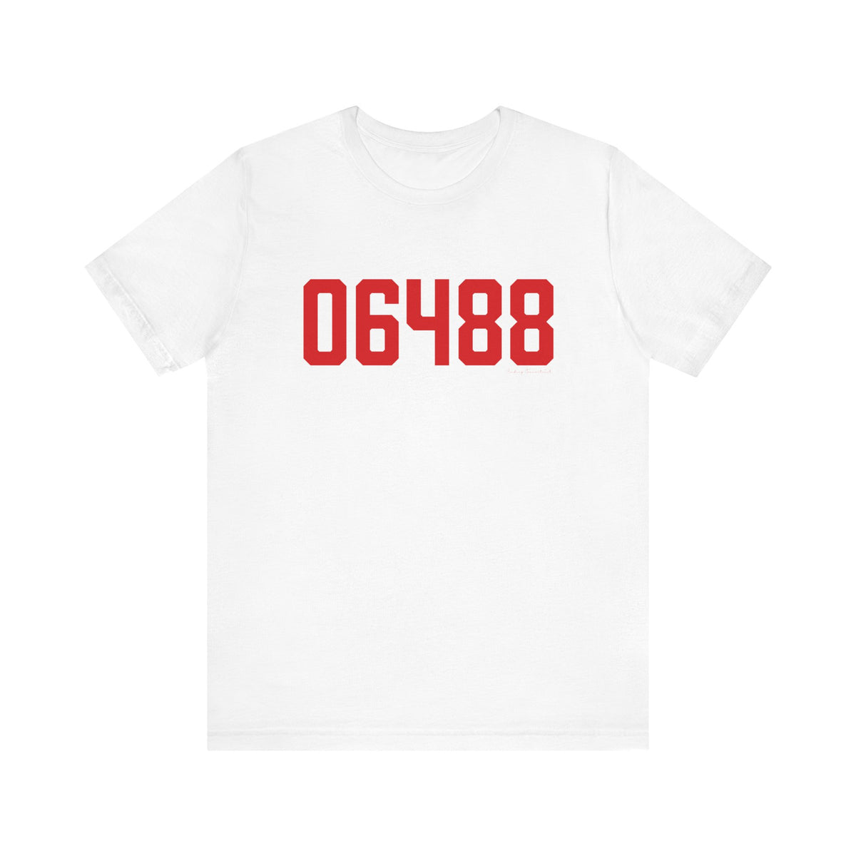 06488 Southbury Connecticut Zip Code Unisex Short Sleeve T-Shirt