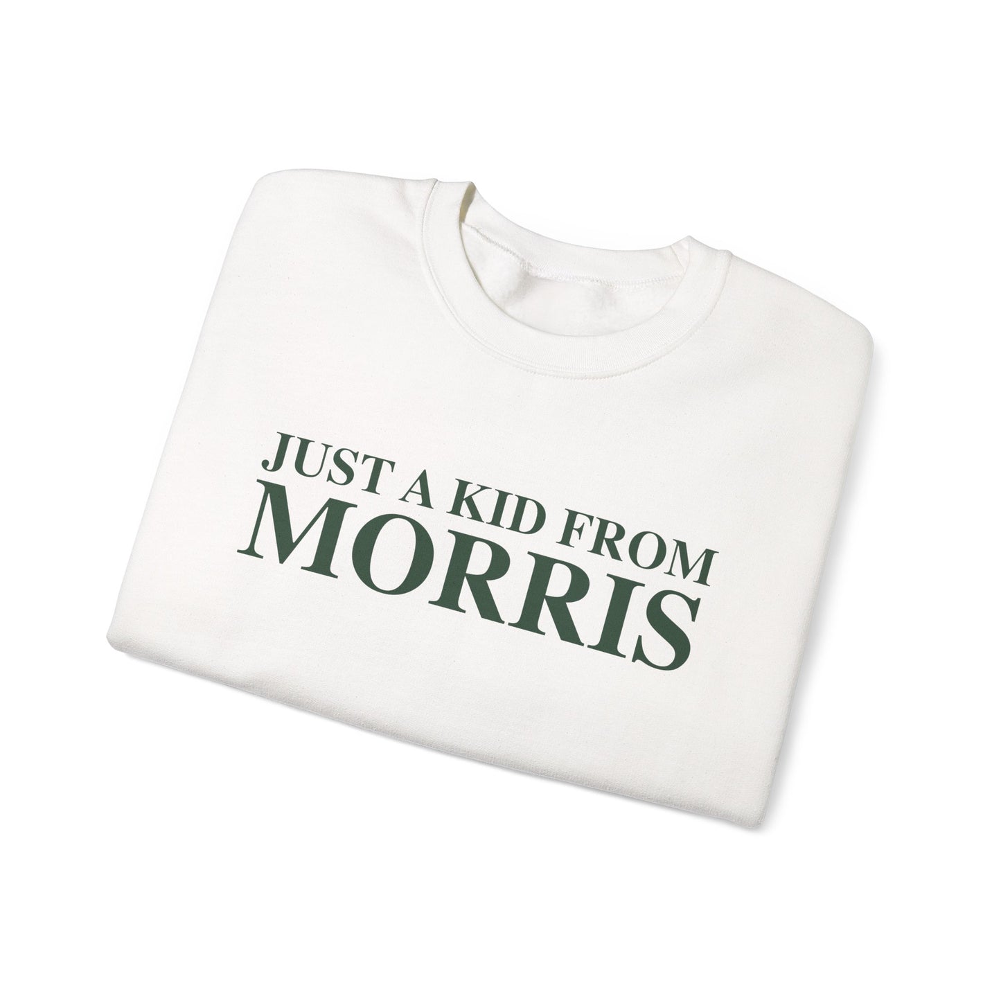 Just a kid from Morris Unisex Heavy Blend™ Crewneck Sweatshirt