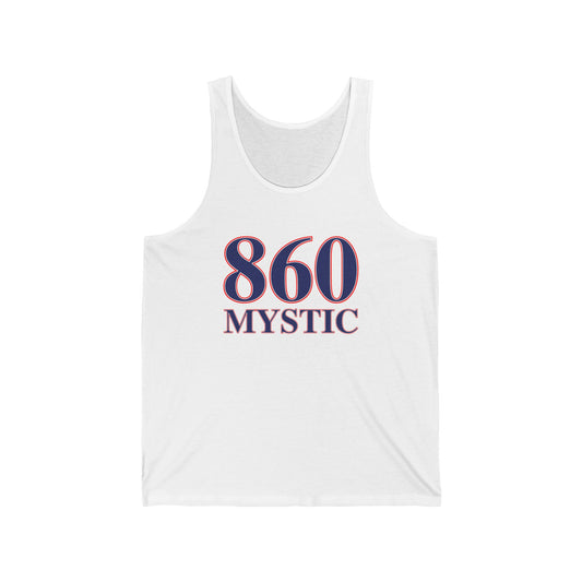 860 Mystic Red White & Blue Unisex Jersey Tank Top