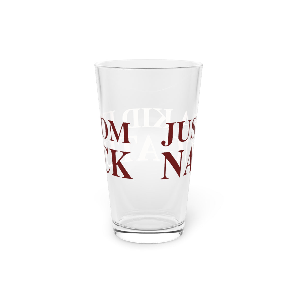 Just a kid from Naugatuck Pint Glass, 16oz