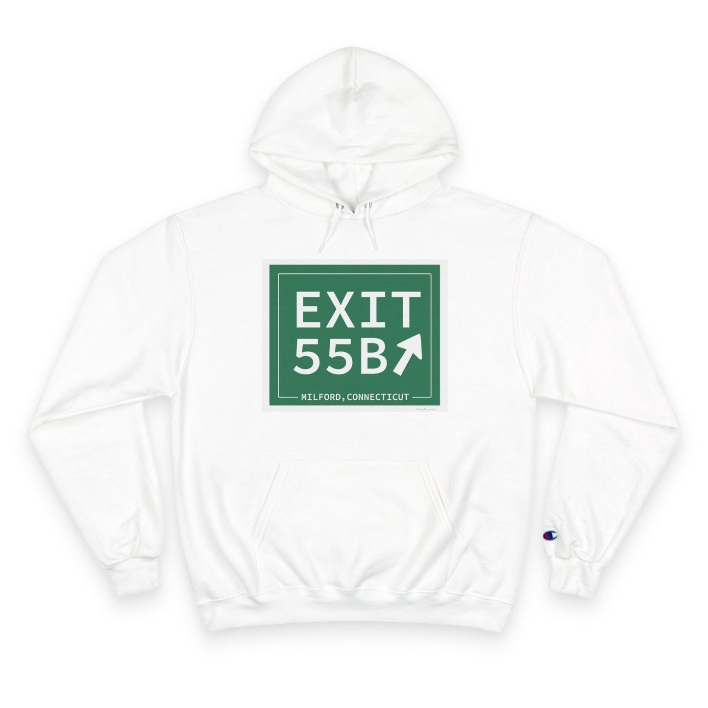 Vintage Exit 55B WCP Sign Champion Hoodie