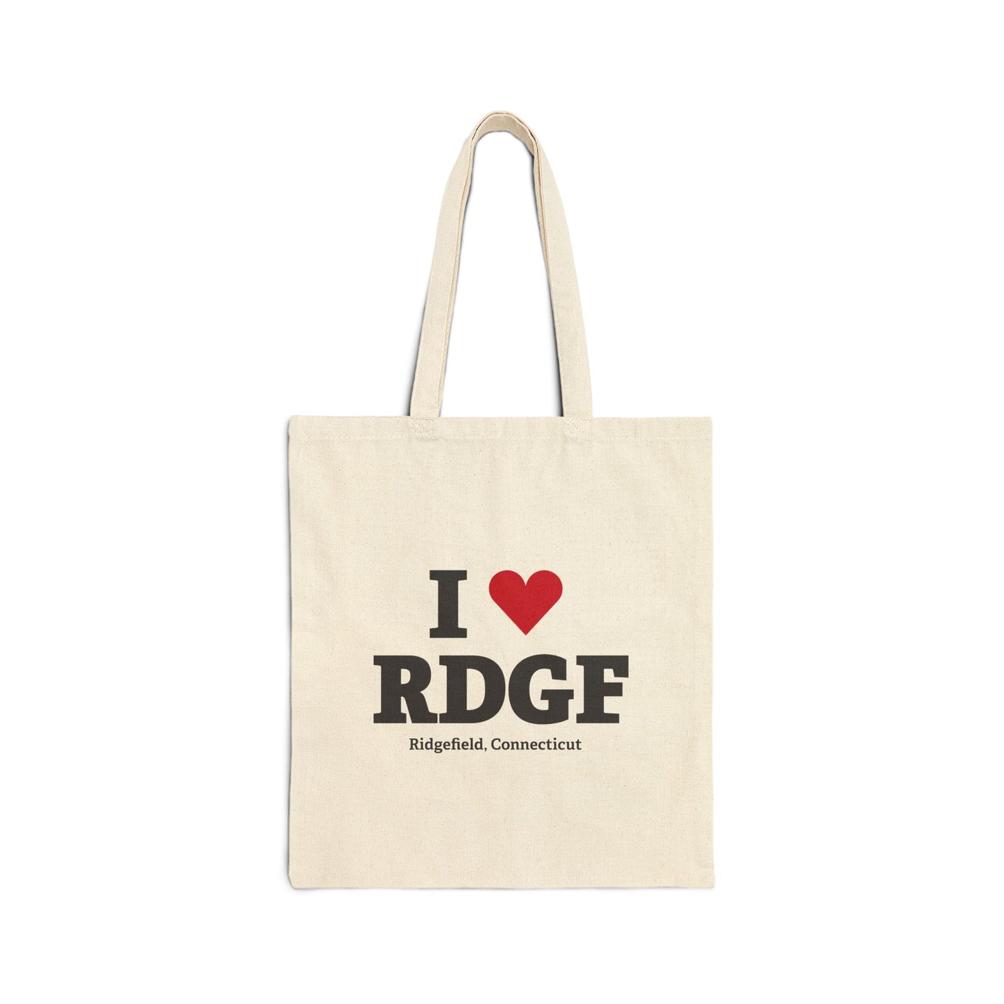I Heart RDGF Cotton Canvas Tote Bag