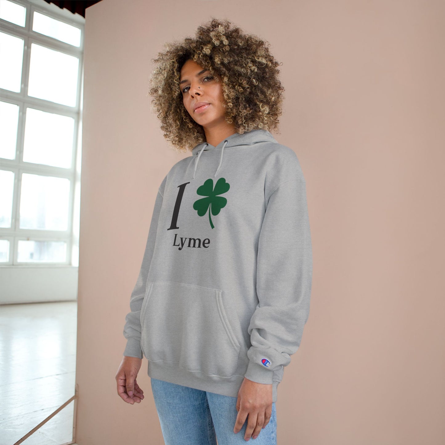 I Clover Lyme Champion Hoodie