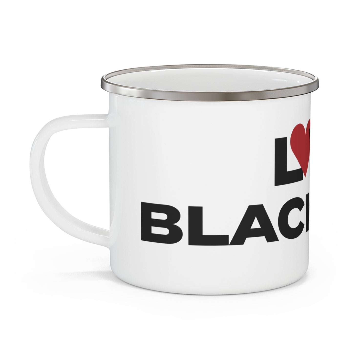 Love Black Rock Enamel Camping Mug