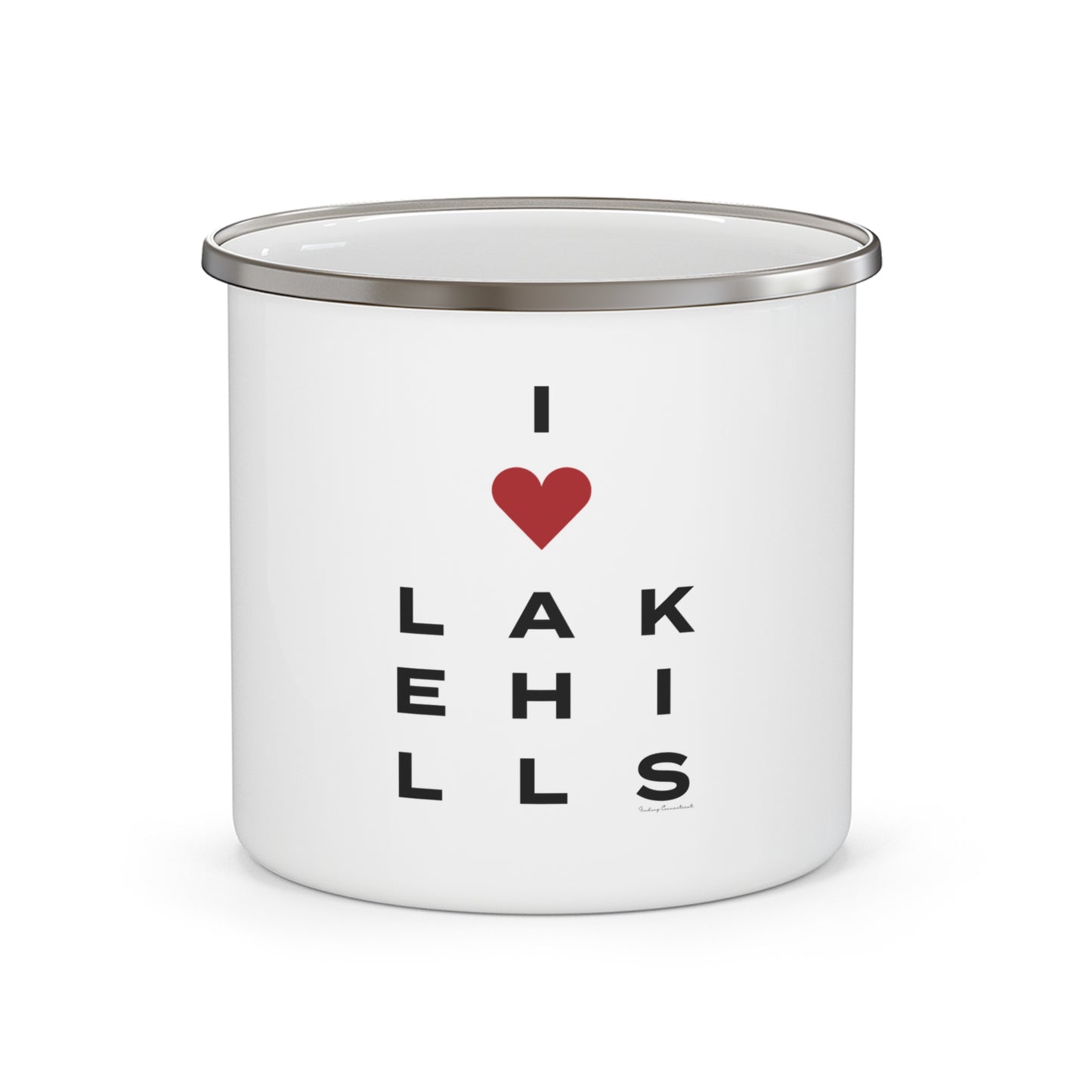 Lake Hills Vision Enamel Camping Mug
