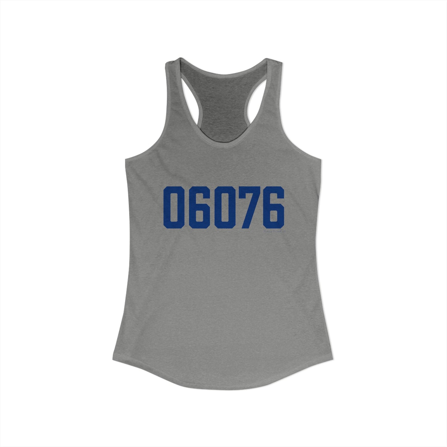 06076 Stafford Connecticut Zip Code Women's Ideal Racerback Tank Top