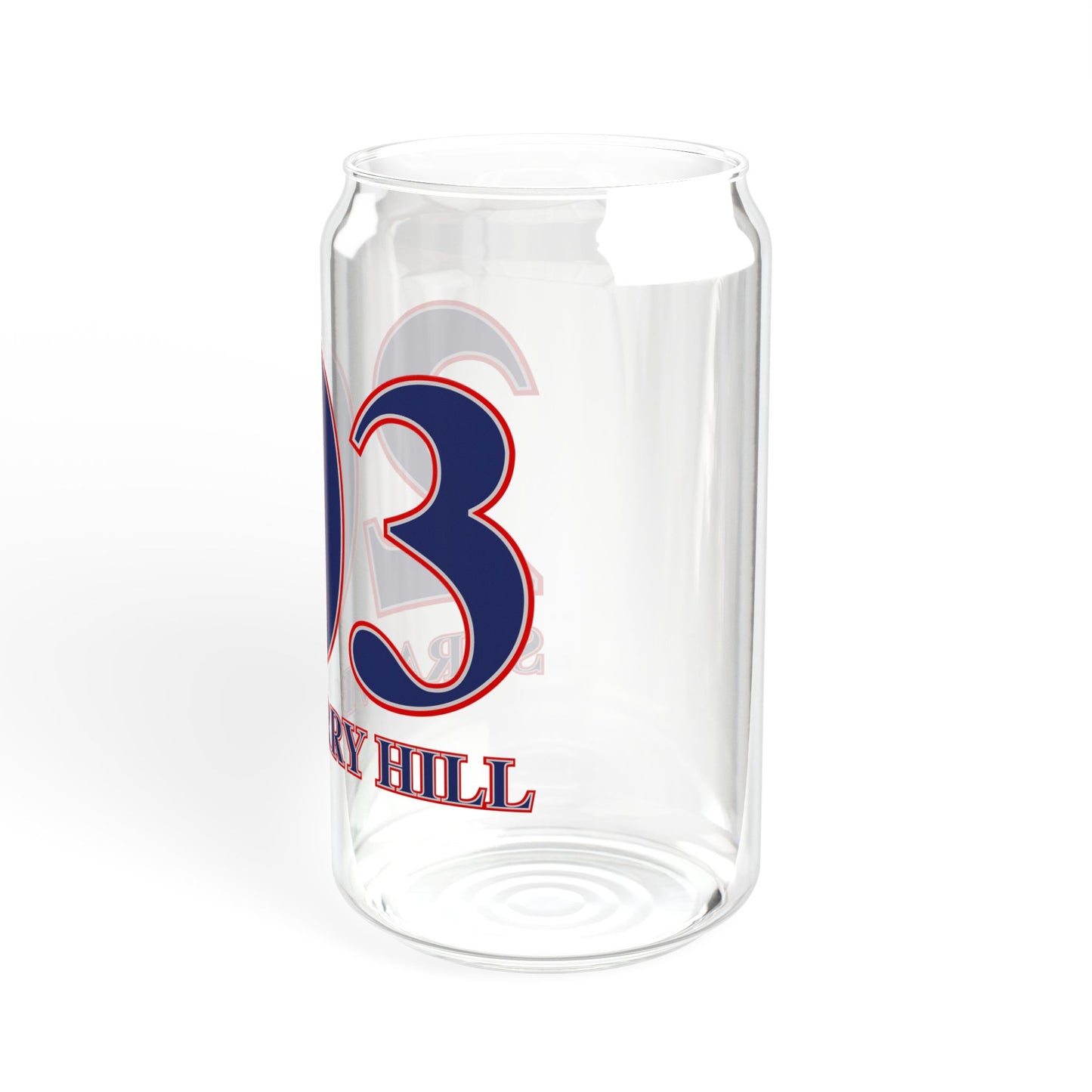 203 Strawberry Hill Red, White & Blue Sipper Glass, 16oz