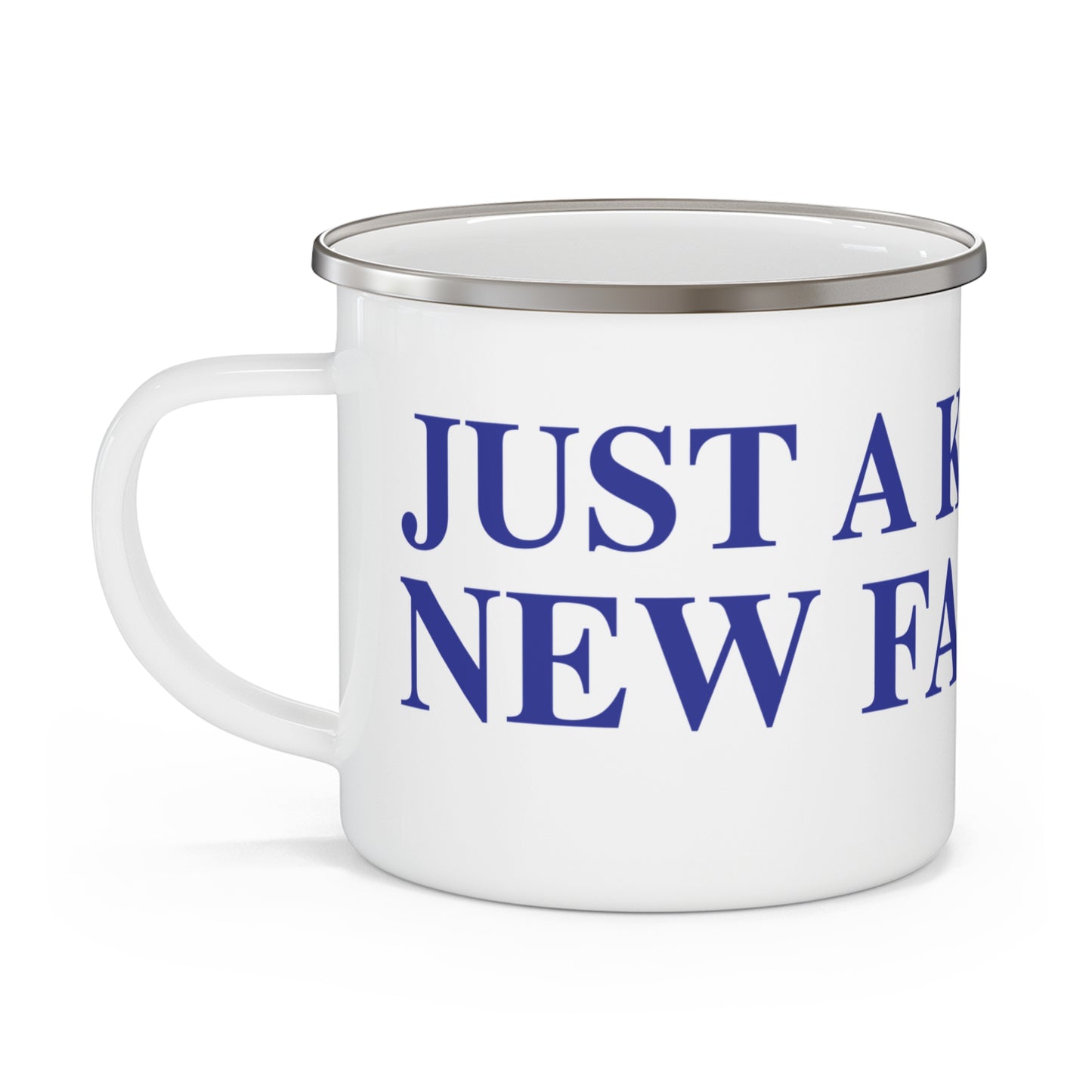 Just a kid from New Fairfield Enamel Camping Mug