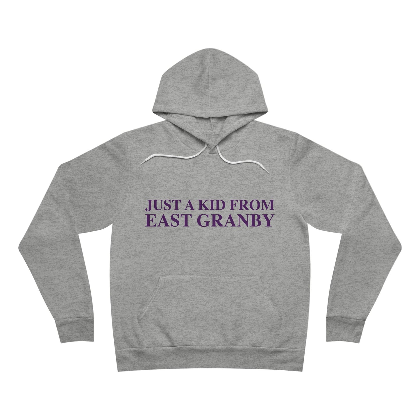 Just a kid from East Granby Unisex Sponge Fleece Pullover Hoodie