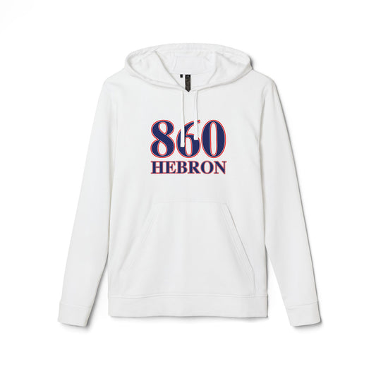 860 Hebron Red White & Blue adidas Unisex Fleece Hoodie