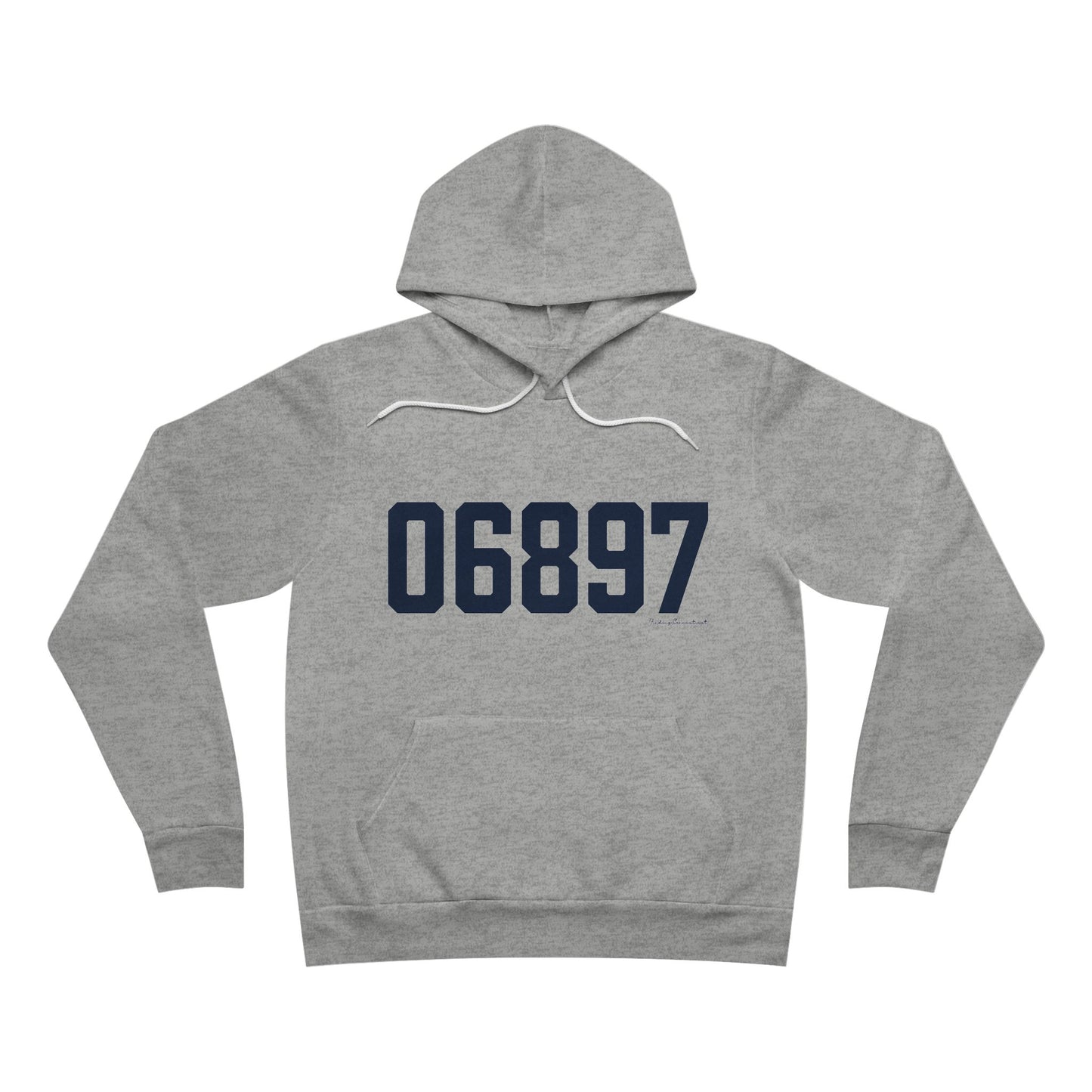 06897 Wilton Connecticut Zip Code Unisex Sponge Fleece Pullover Hoodie Sweatshirt