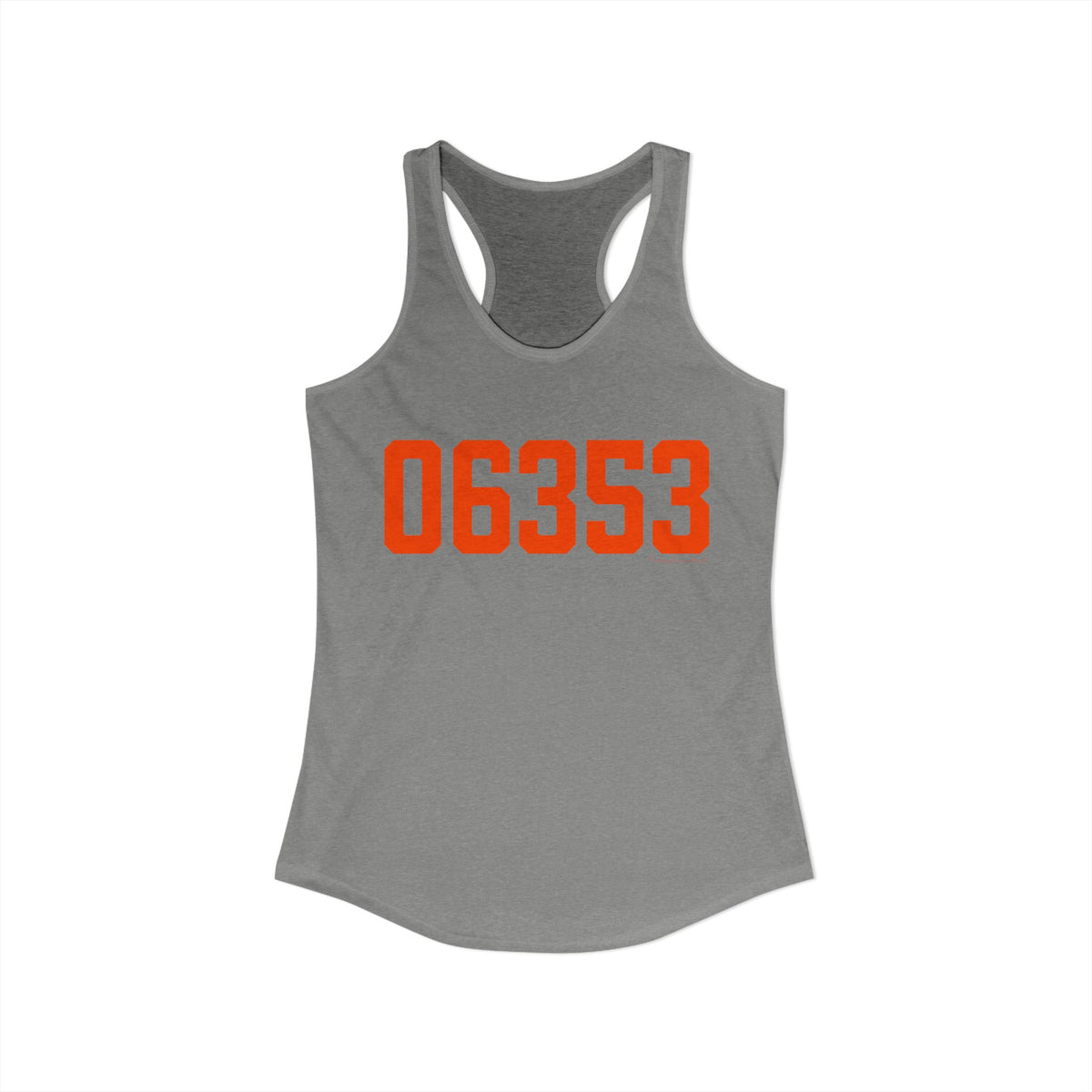 06353 Lyme Connecticut Zip Code Women's Ideal Racerback Tank Top