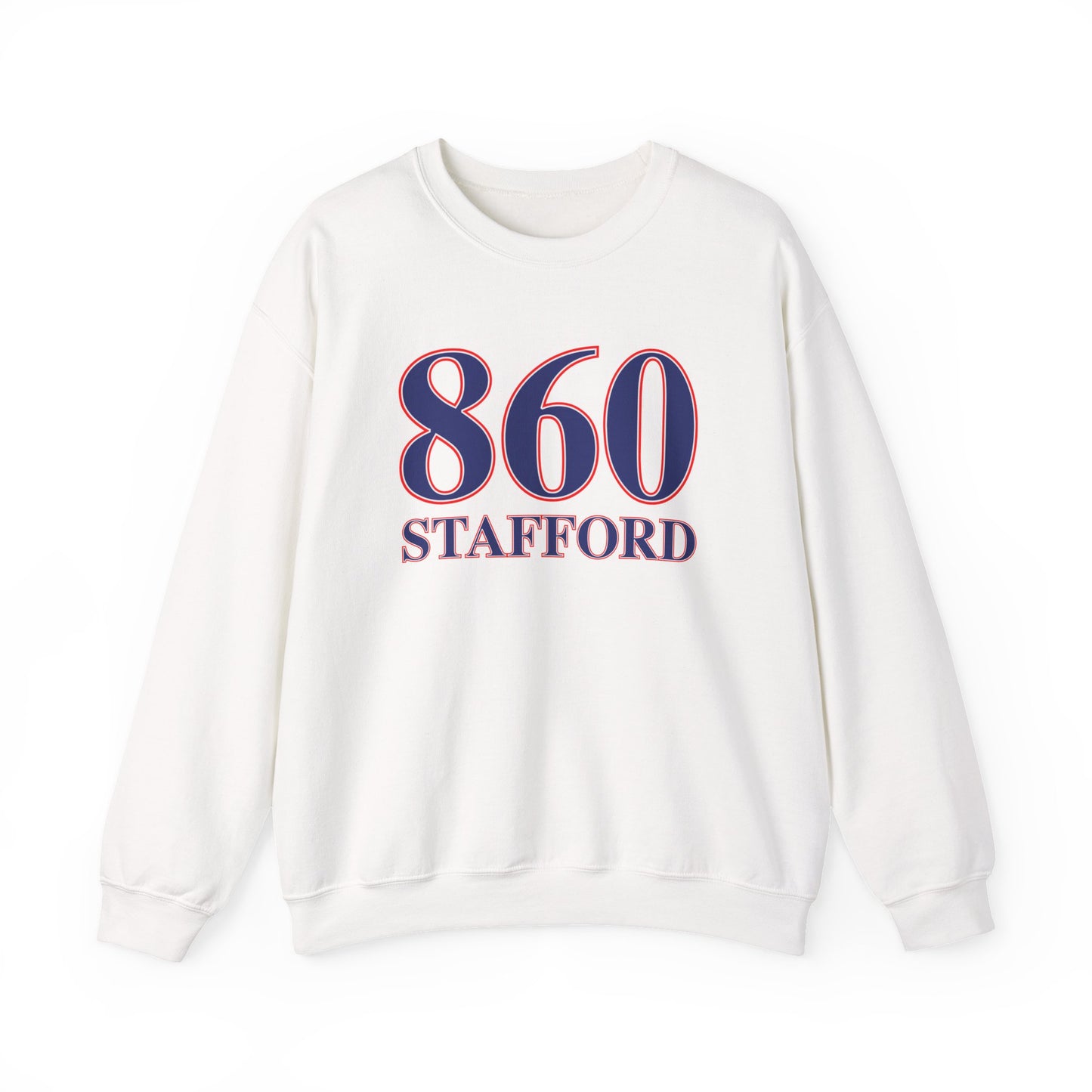 860 Stafford Red White & Blue Unisex Heavy Blend™ Crewneck Sweatshirt