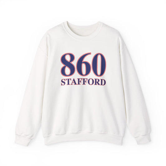 860 Stafford Red White & Blue Unisex Heavy Blend™ Crewneck Sweatshirt