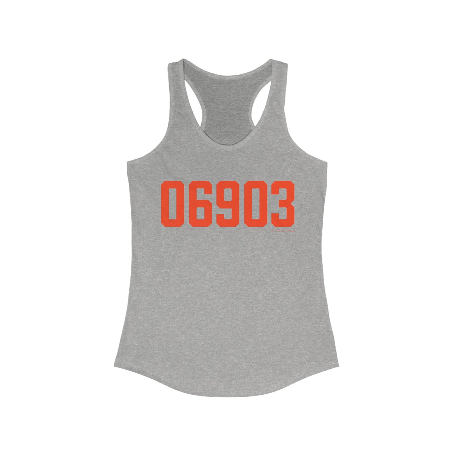 06903 Stamford Connecticut Zip Code Women's Ideal Racerback Tank Top