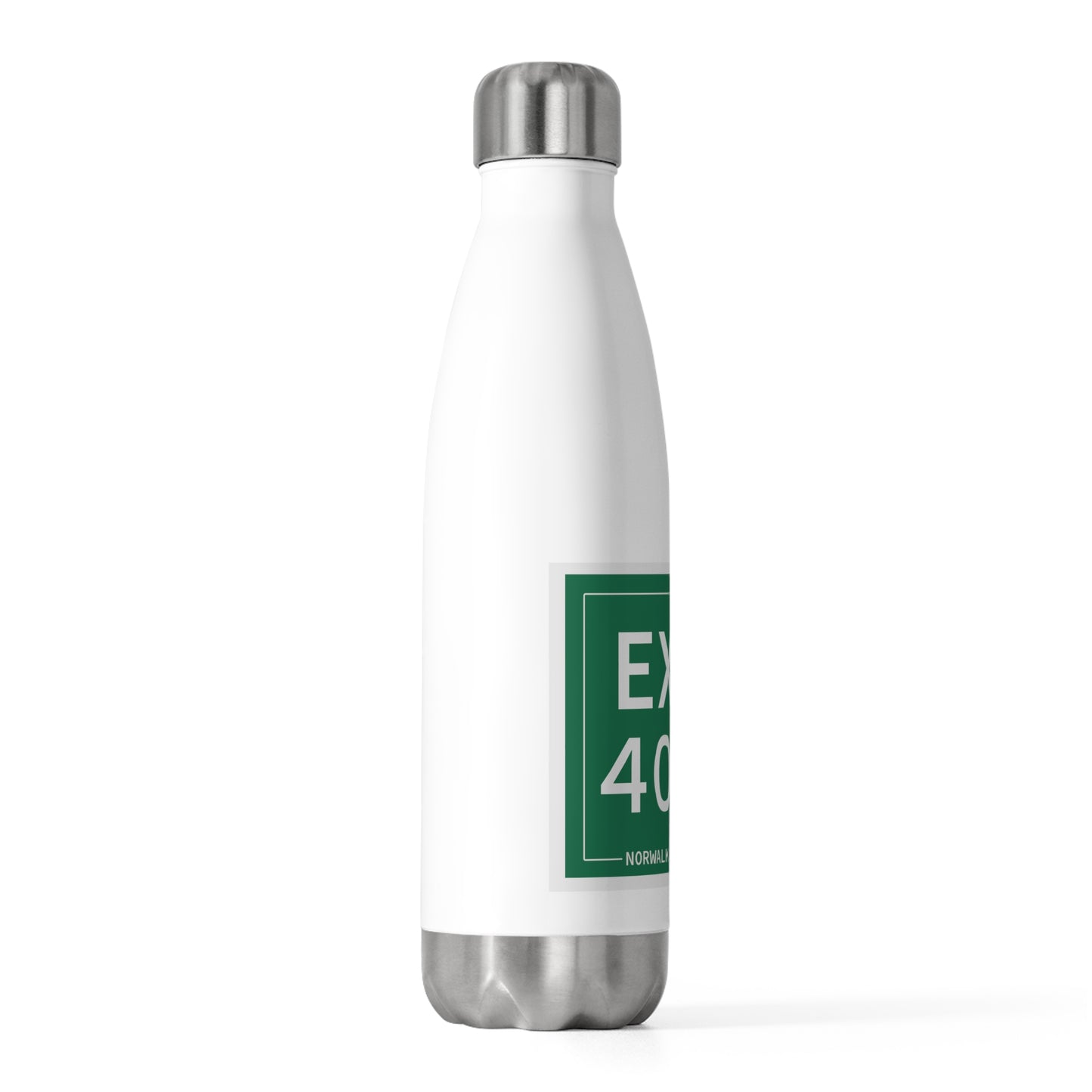 Vintage Exit 40B Merritt Parkway Sign 20oz Insulated Bottle