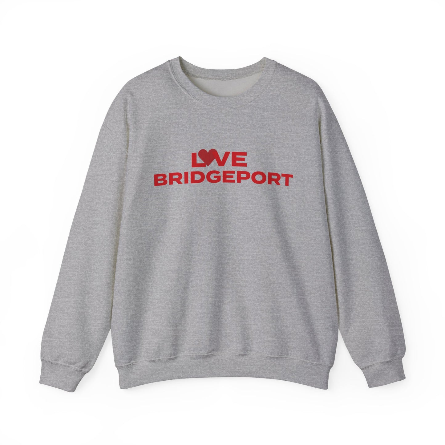 Love Bridgeport Unisex Heavy Blend™ Crewneck Sweatshirt