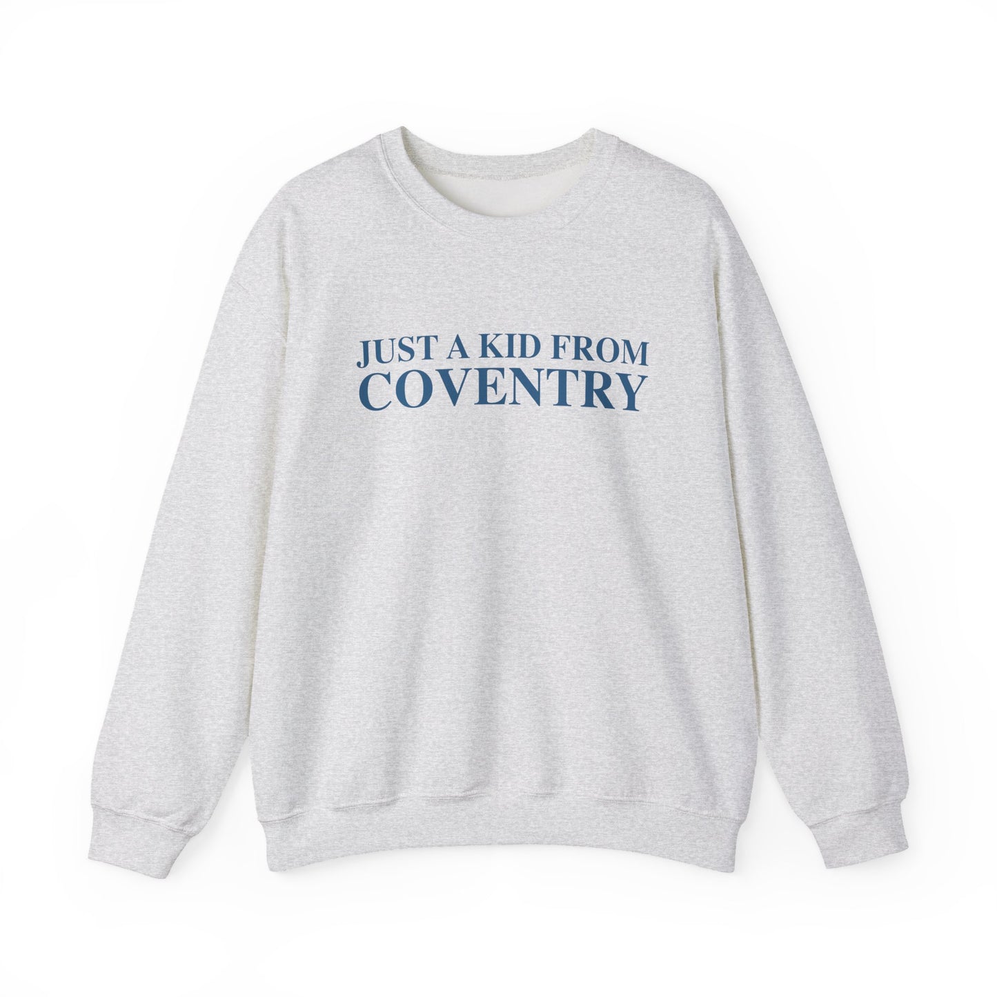 Just a kid from Coventry Unisex Heavy Blend™ Crewneck Sweatshirt