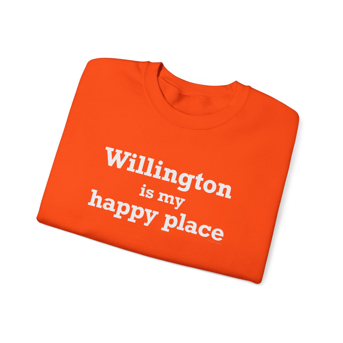 Willington is My Happy Place Unisex Heavy Blend™ Crewneck Sweatshirt