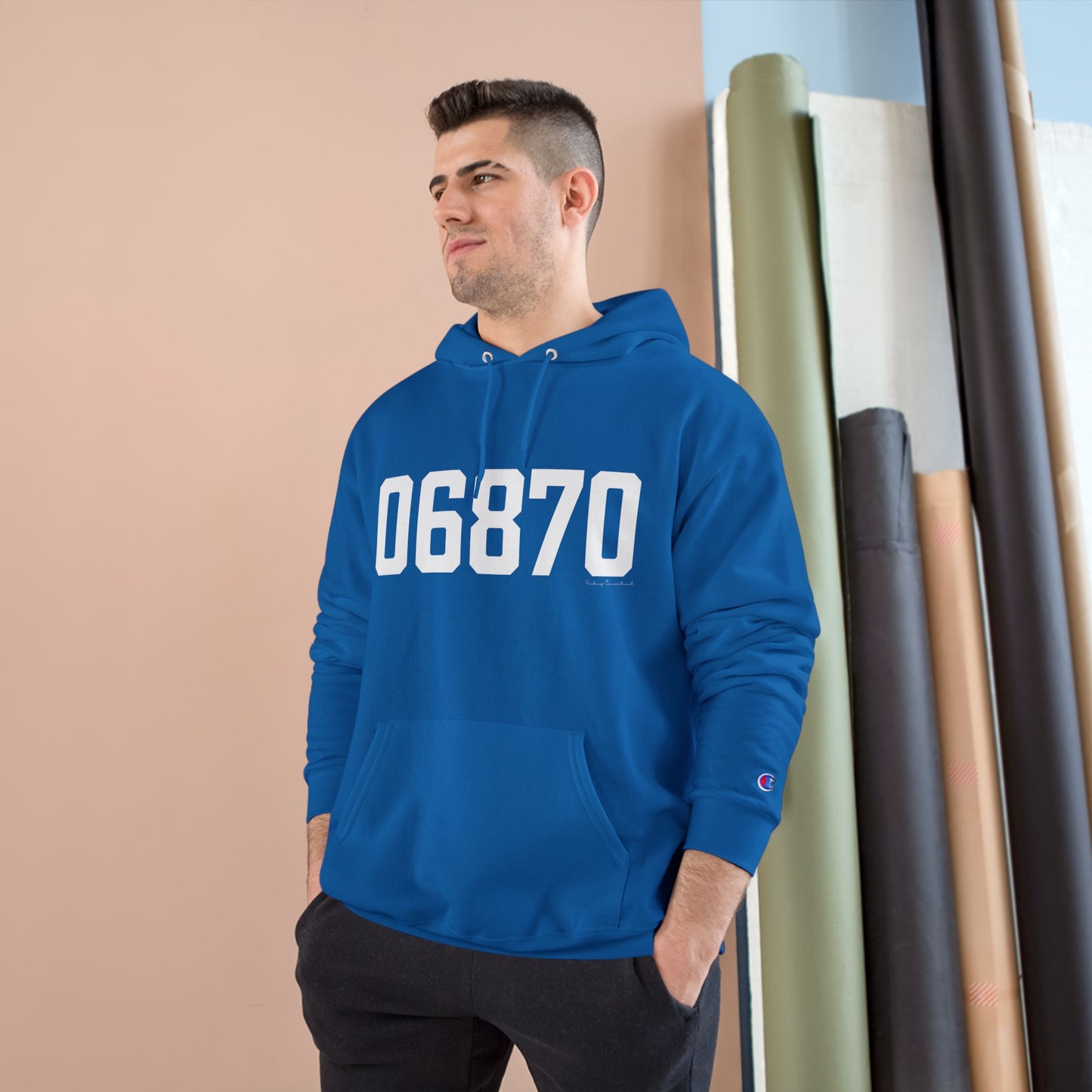 06870 - Greenwich CT Zip Code Champion Hoodie