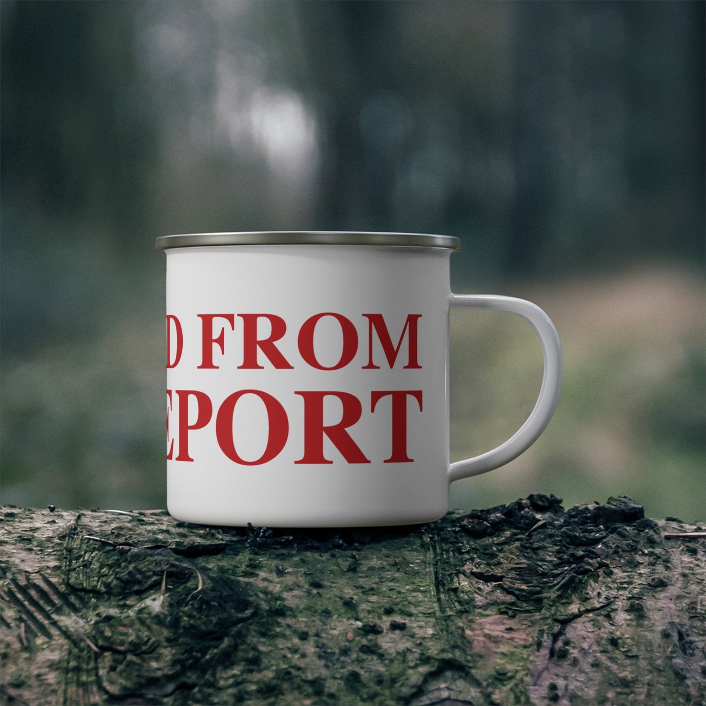 Just a kid from Bridgeport Enamel Camping Mug