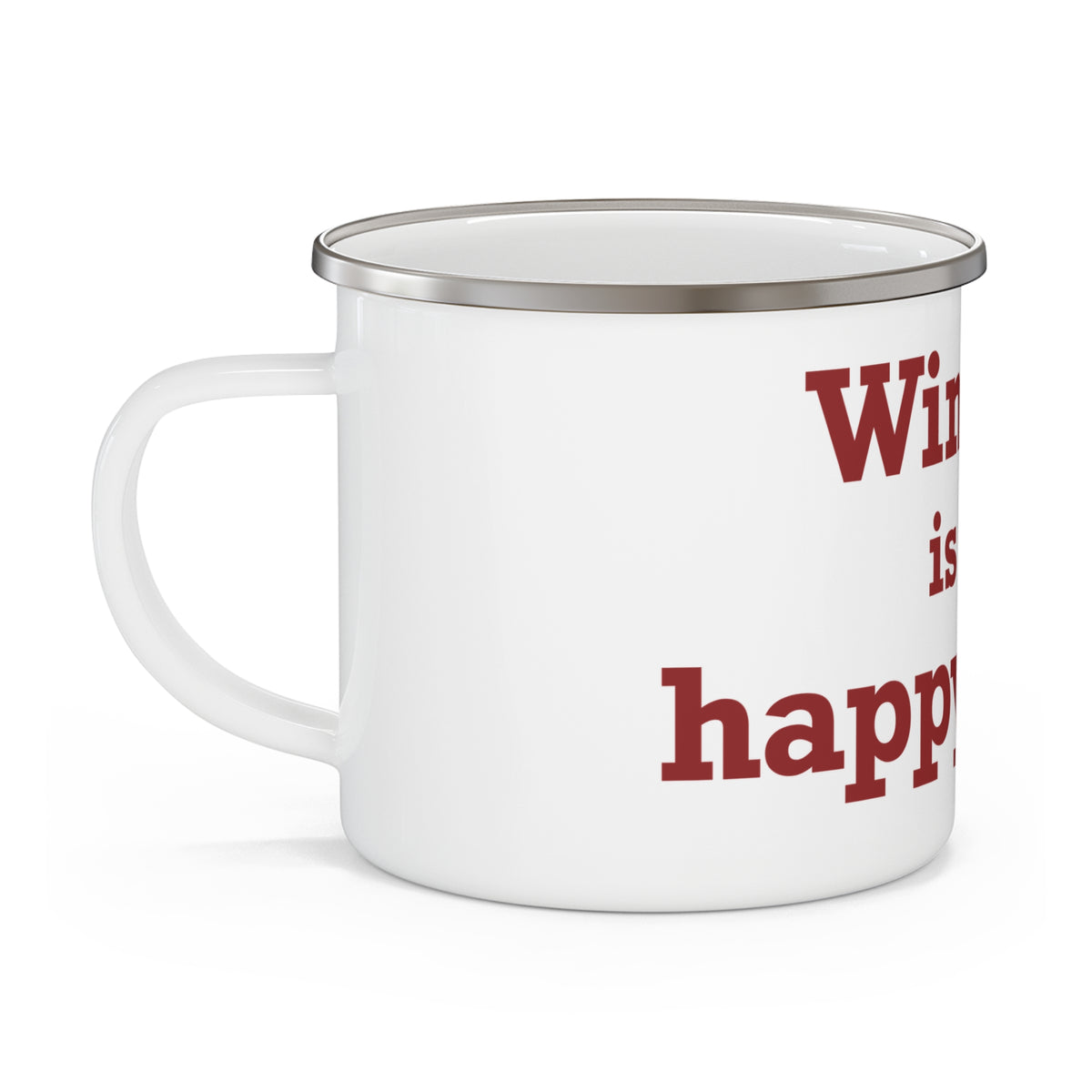 Windsor is My Happy Place Enamel Camping Mug
