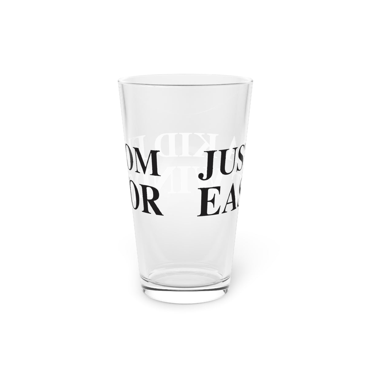 Just a kid from East Windsor Pint Glass, 16oz