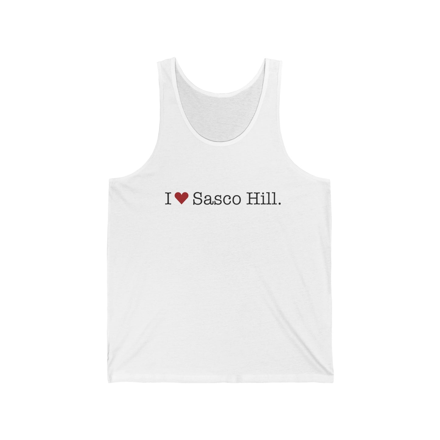 I Heart Sasco Hill Unisex Jersey Tank Top