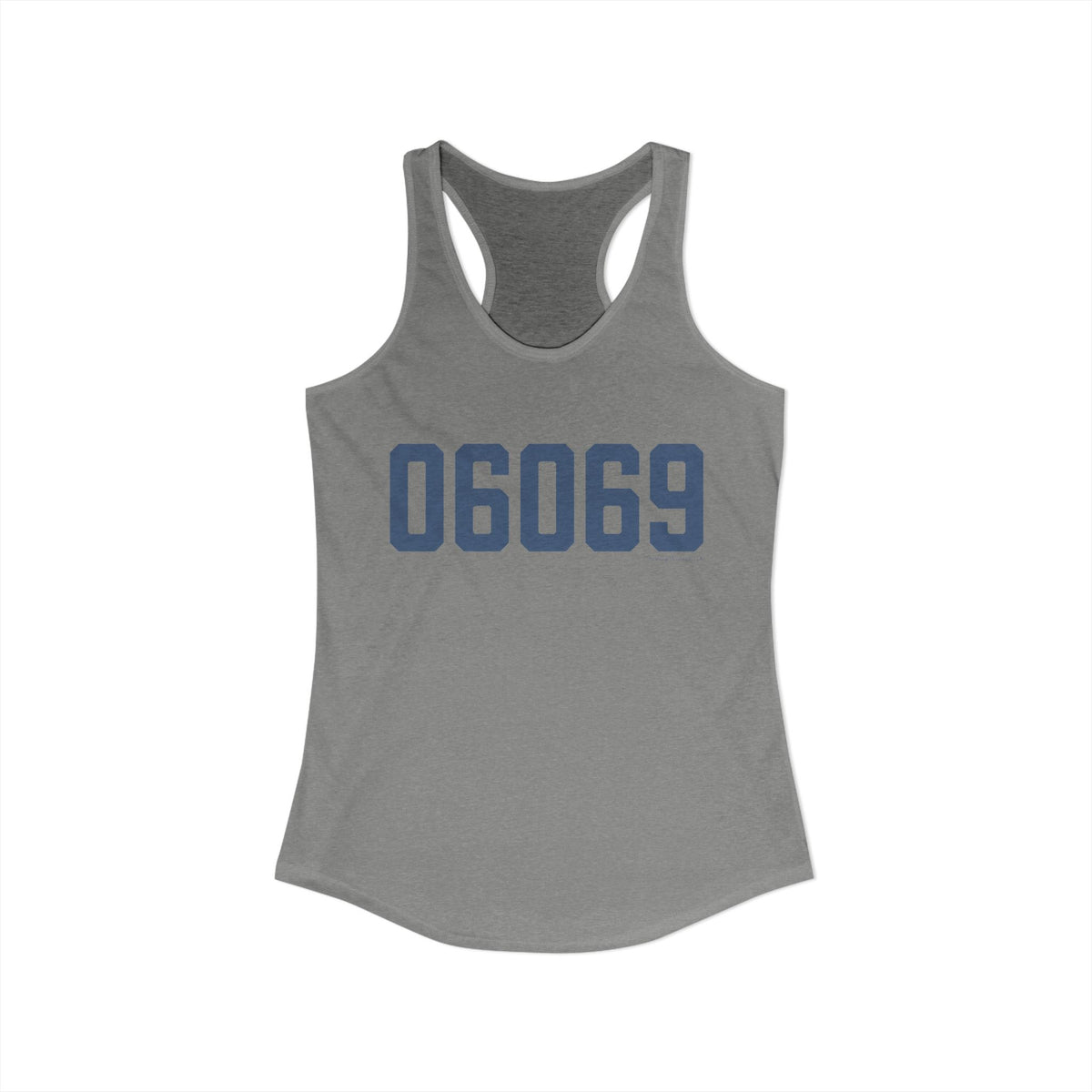 06069 Sharon Connecticut Zip Code Women's Ideal Racerback Tank Top