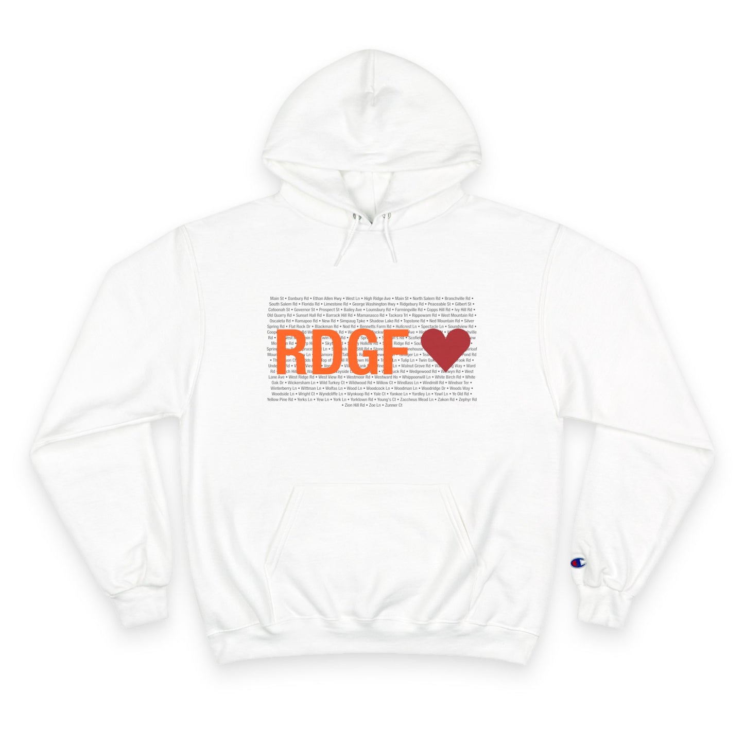 Ridgefield Love Champion Hoodie