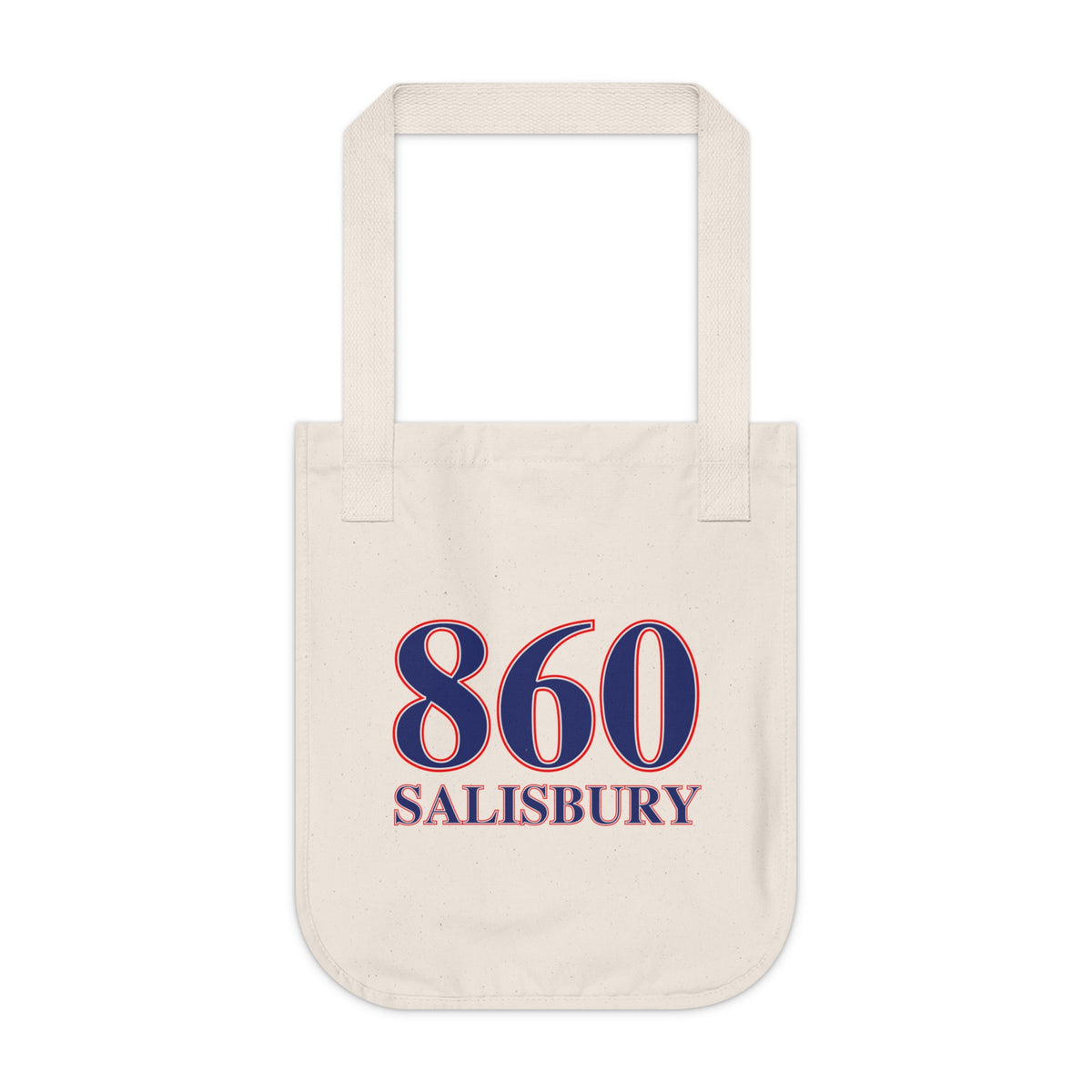 Salisbury Red, White & Blue Organic Canvas Tote Bag