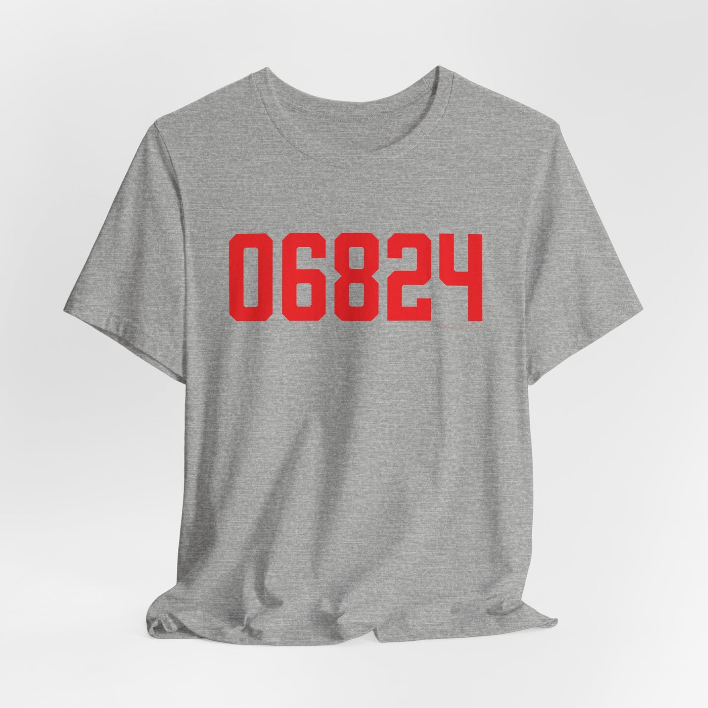 06824 Fairfield Connecticut Zip Code Unisex Jersey Short Sleeve T-Shirt