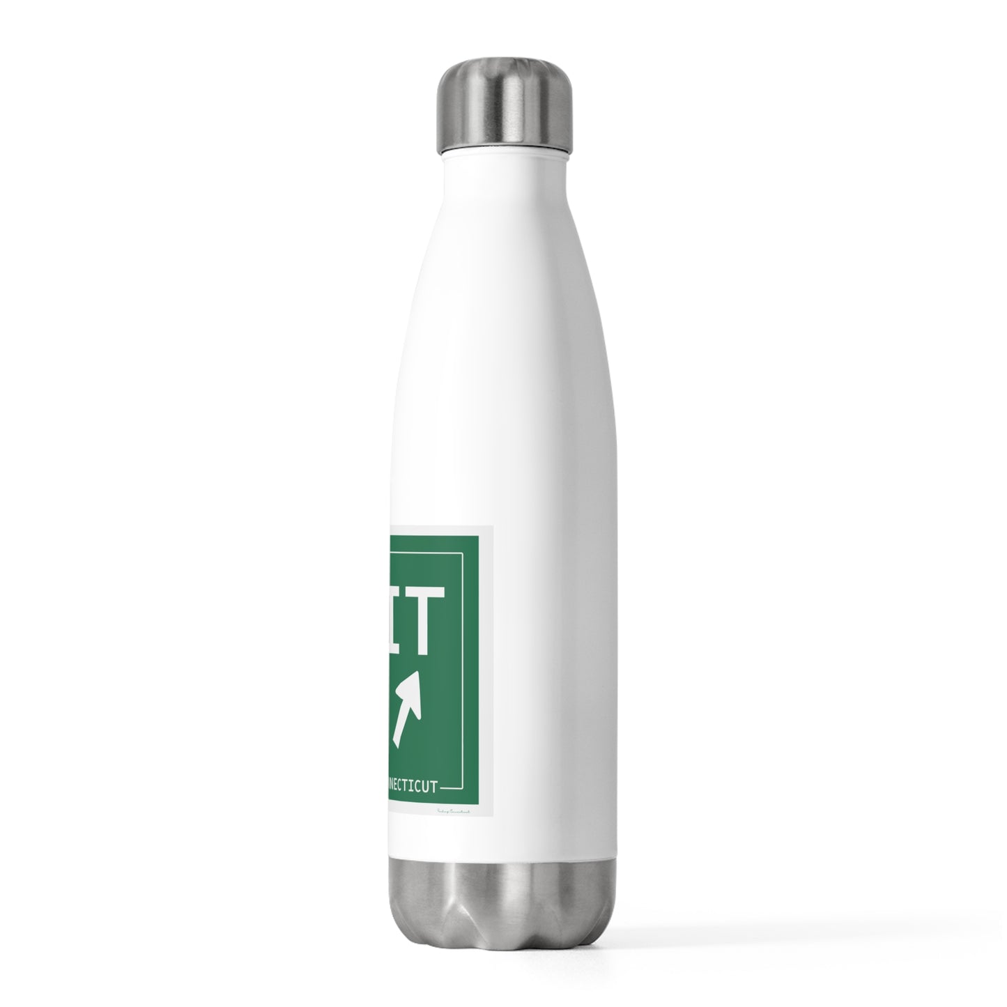 Vintage Exit 46 Merritt Parkway Sign 20oz Insulated Bottle