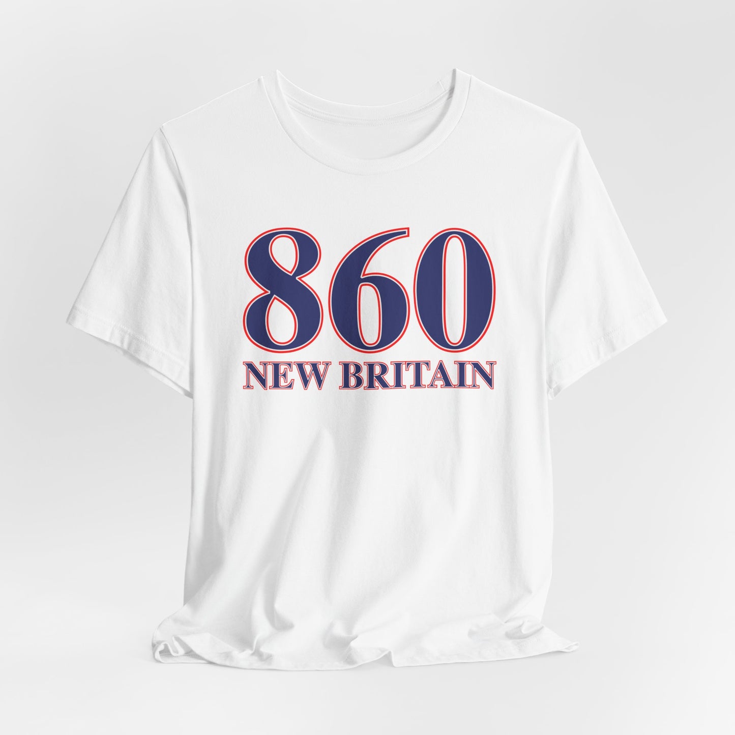 860 New Britain Red White & Blue Unisex Jersey Short Sleeve T-Shirt