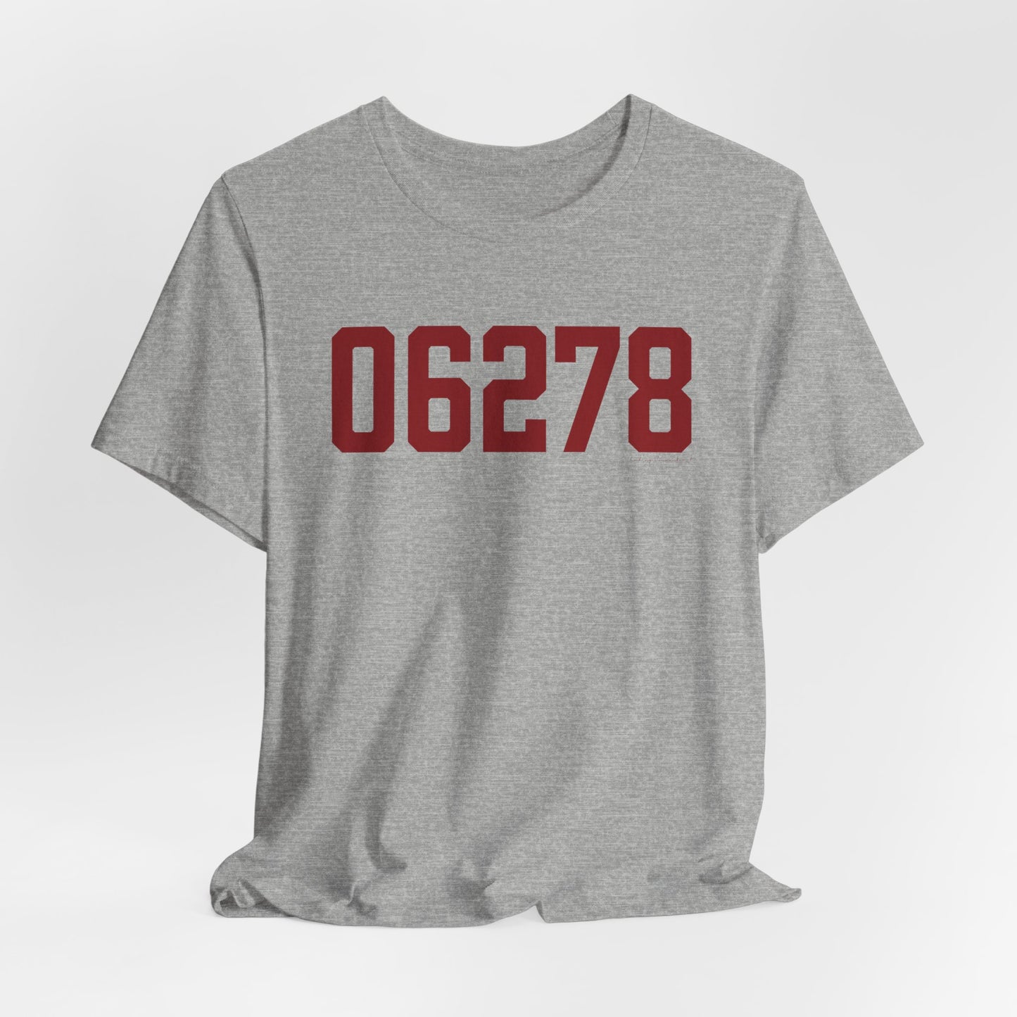 06278 Ashford Connecticut Zip Code Unisex Jersey Short Sleeve T-Shirt