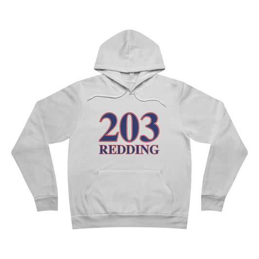 203 Redding Red White & Blue Unisex Sponge Fleece Pullover Hoodie