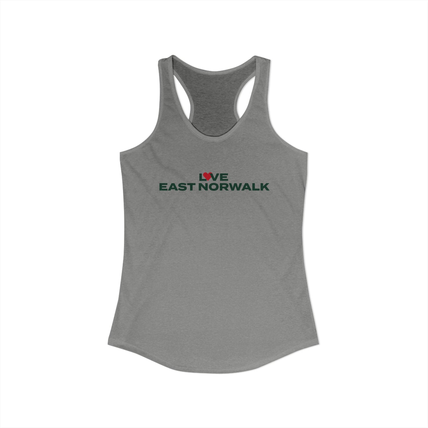 Love East Norwalk Women's Ideal Racerback Tank Top
