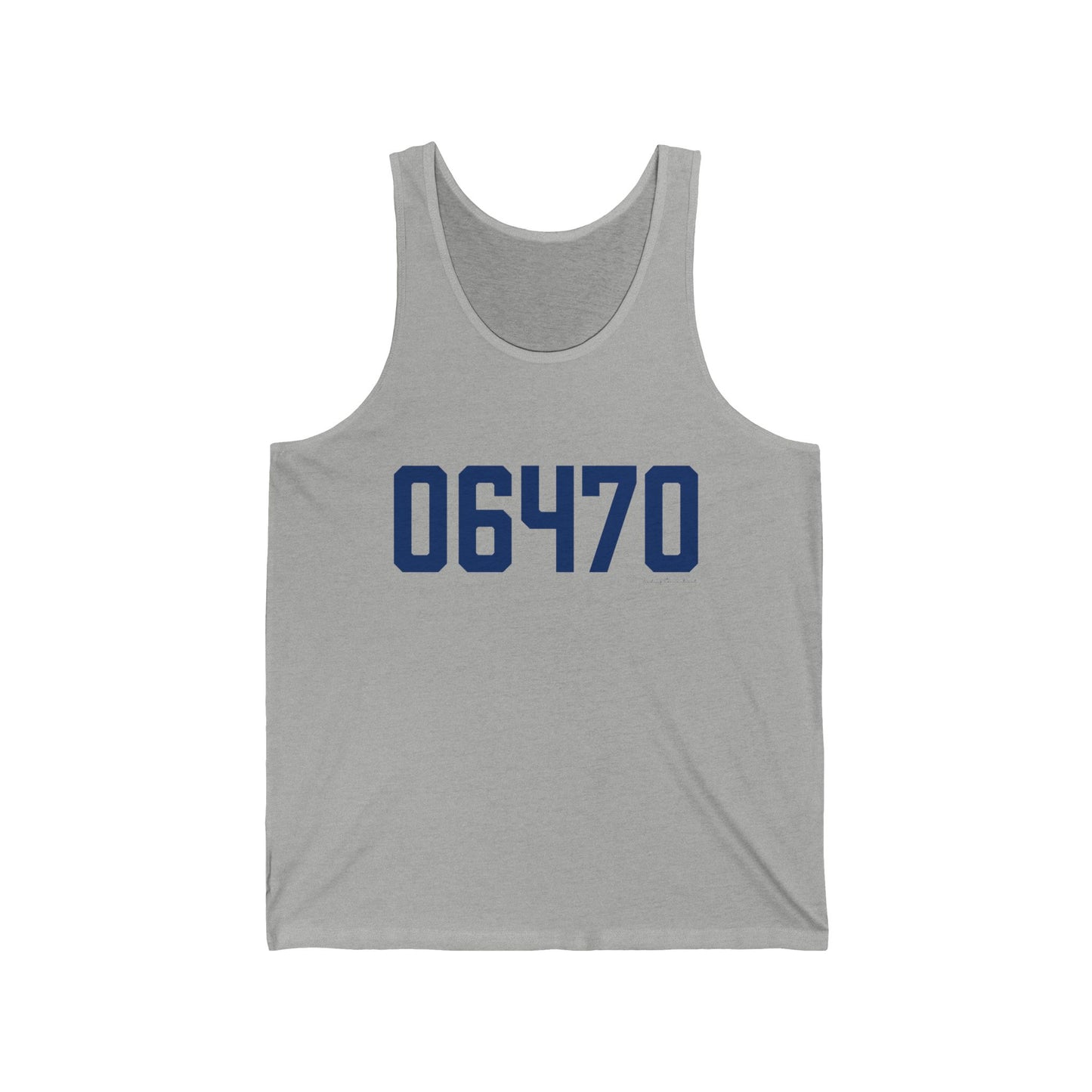 06470 Newtown Connecticut Zip Code Unisex Jersey Tank Top