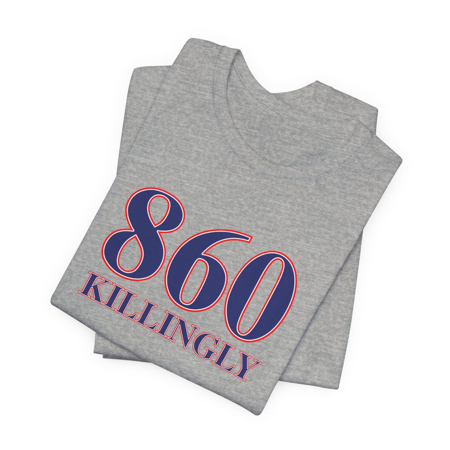 860 Killingly Red White & Blue Unisex Jersey Short Sleeve T-Shirt